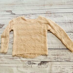 Womens light blush pink cozy sweater! Size s/m